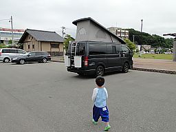 佐渡旅行2泊3日車中泊 その３ バンコン車中泊 ハイエース マヨルカ バンテック